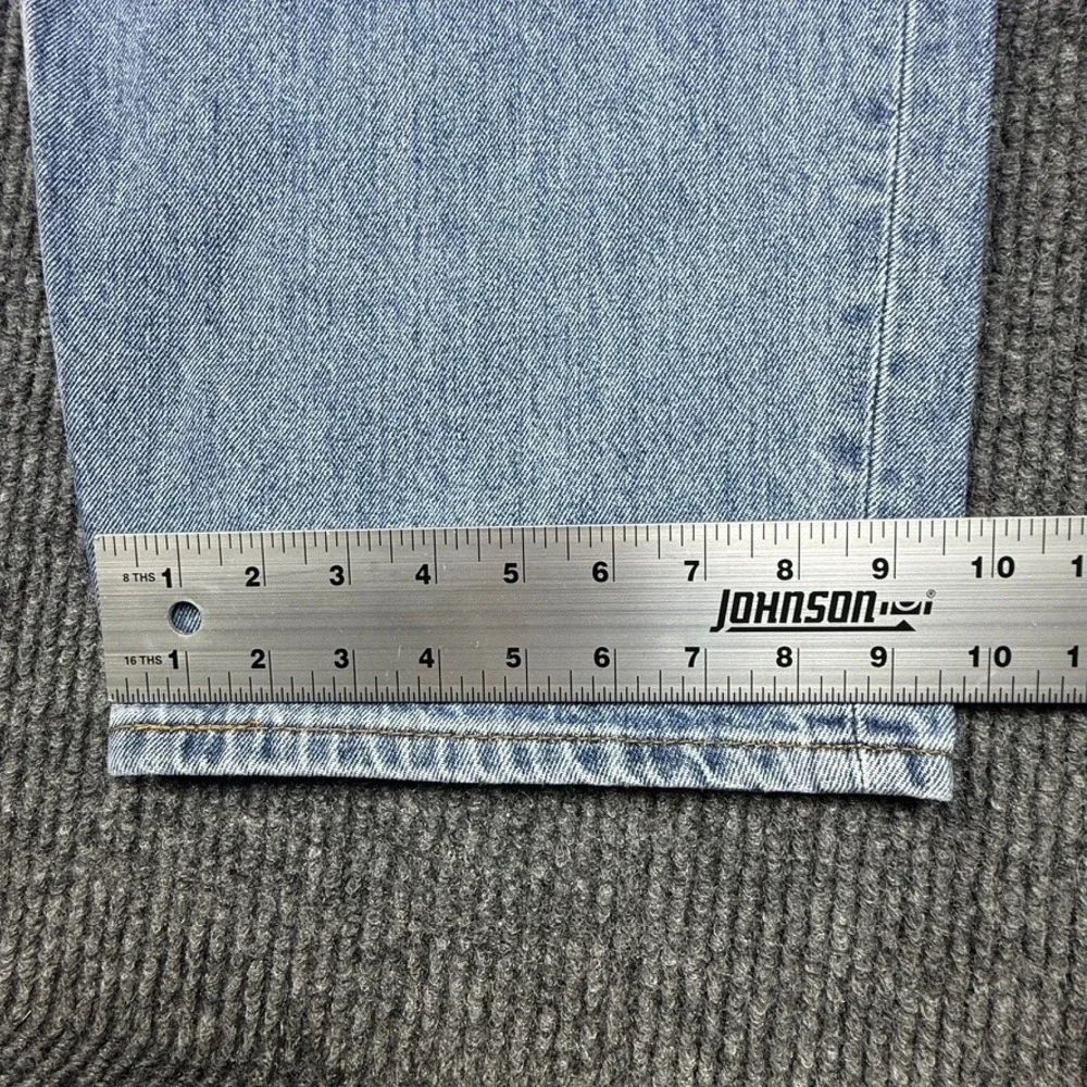 Levis 550 Relaxed Fit Blue Denim Jeans Mens 48x30 Medium Wash Tapered Leg